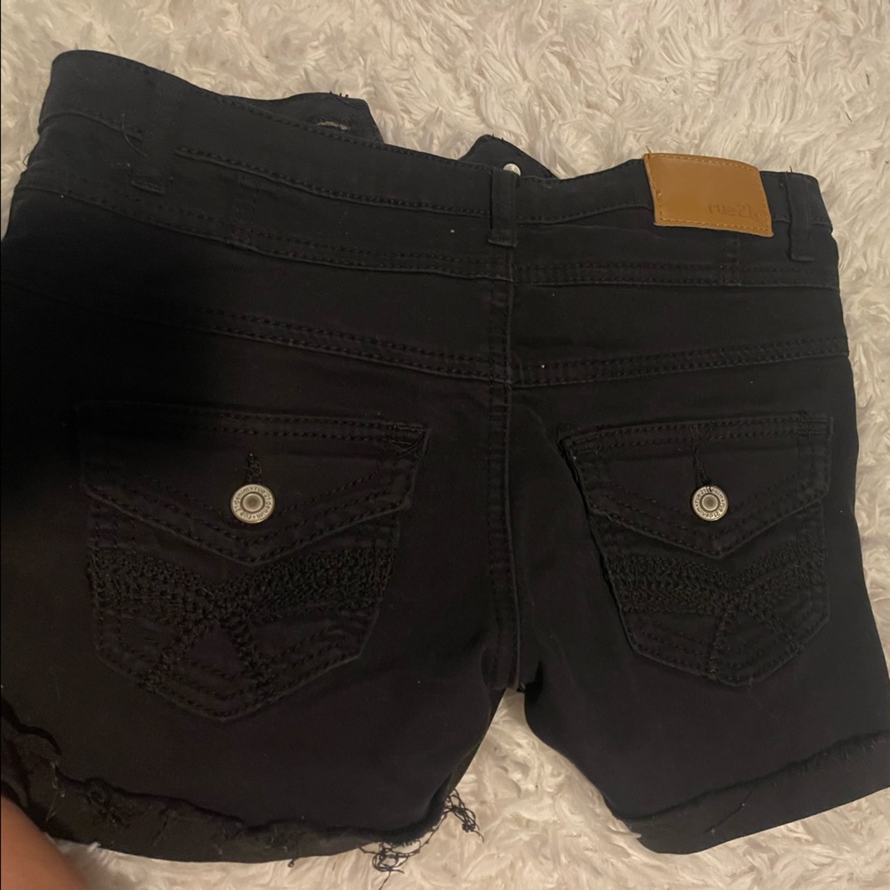 Rue 21 high rise jean shorts